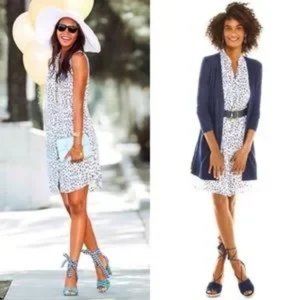 CAbi Camilla Leopard Print Shirtdress  Size M